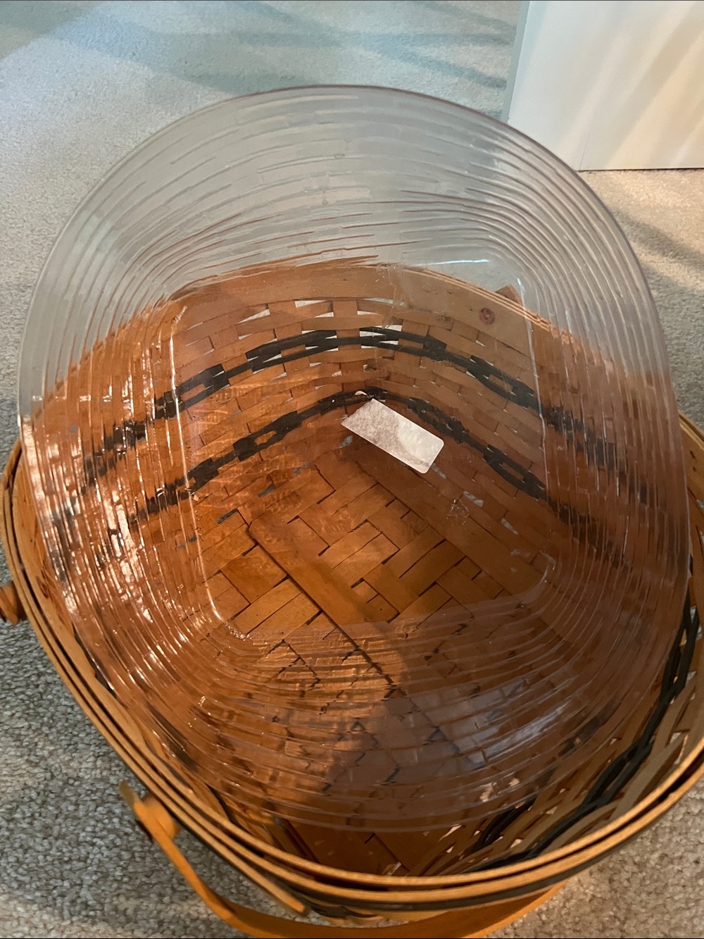 Longaberger Traditions Collection 1996 Basket and Protector - Picture 6 of 7